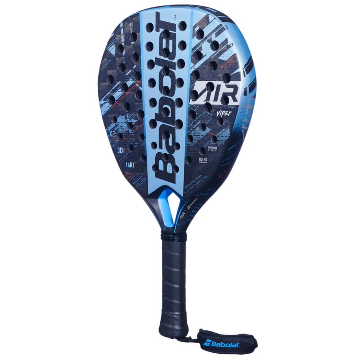 Babolat Air Viper 2024 padel racket schuin vooraanzicht