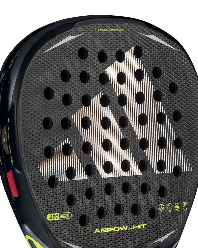 Slagoppervlak Adidas Arrow Hit Attk 2026 – Pro Power Racket | Diamantvorm & IBS Systeem