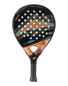 Vooraanzicht Lok Maxx Flow Gen 2 | Zwart Rond padelracket met 18K Carbon
