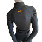 Pace long sleeve performance jacket zwart achteraan logo